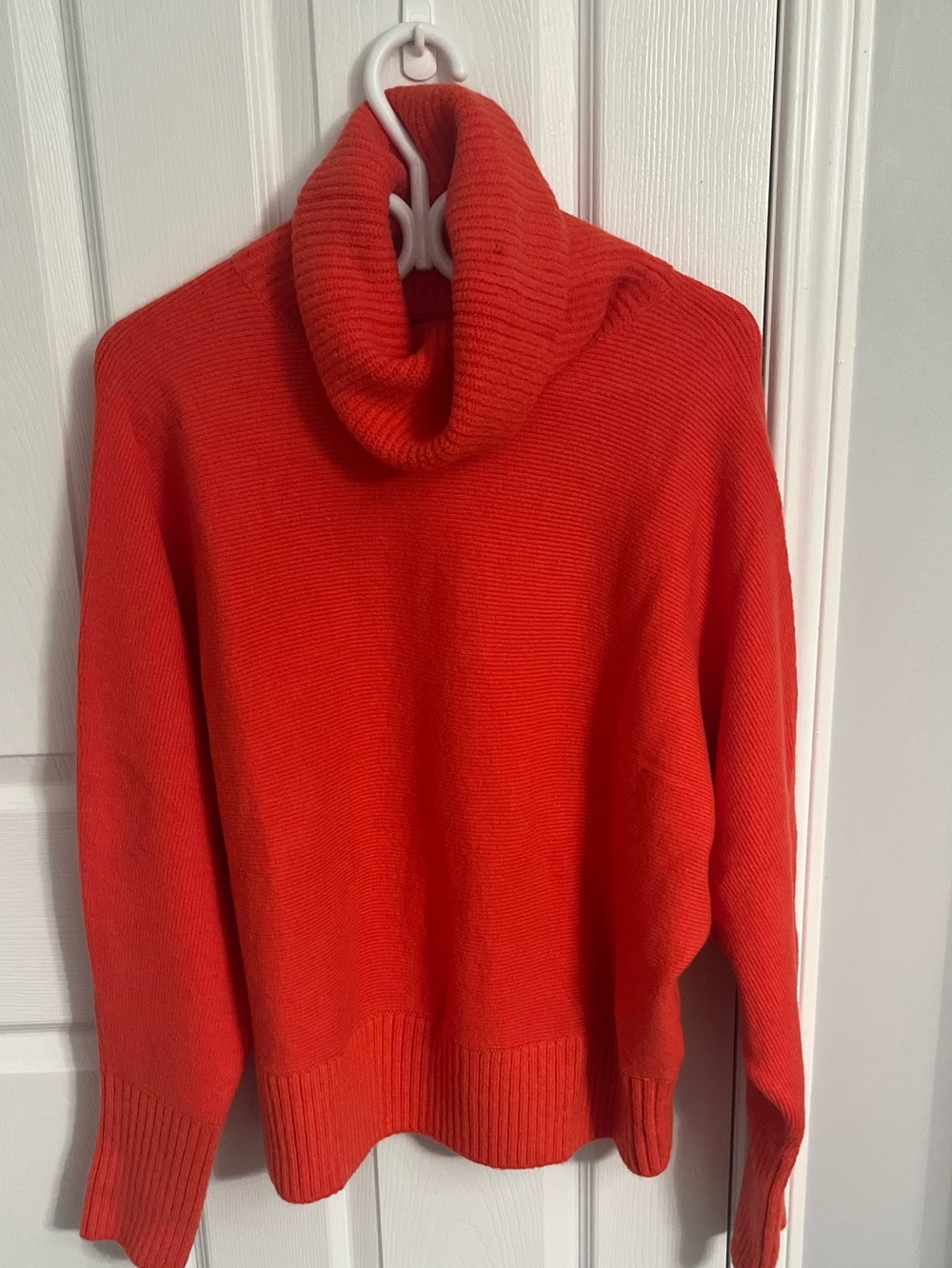 Turtleneck Sweater in Bright Red